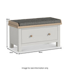 Banc de rangement Trelan avec tiroir