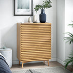 Commode Kari en chêne clair à 4 tiroirs