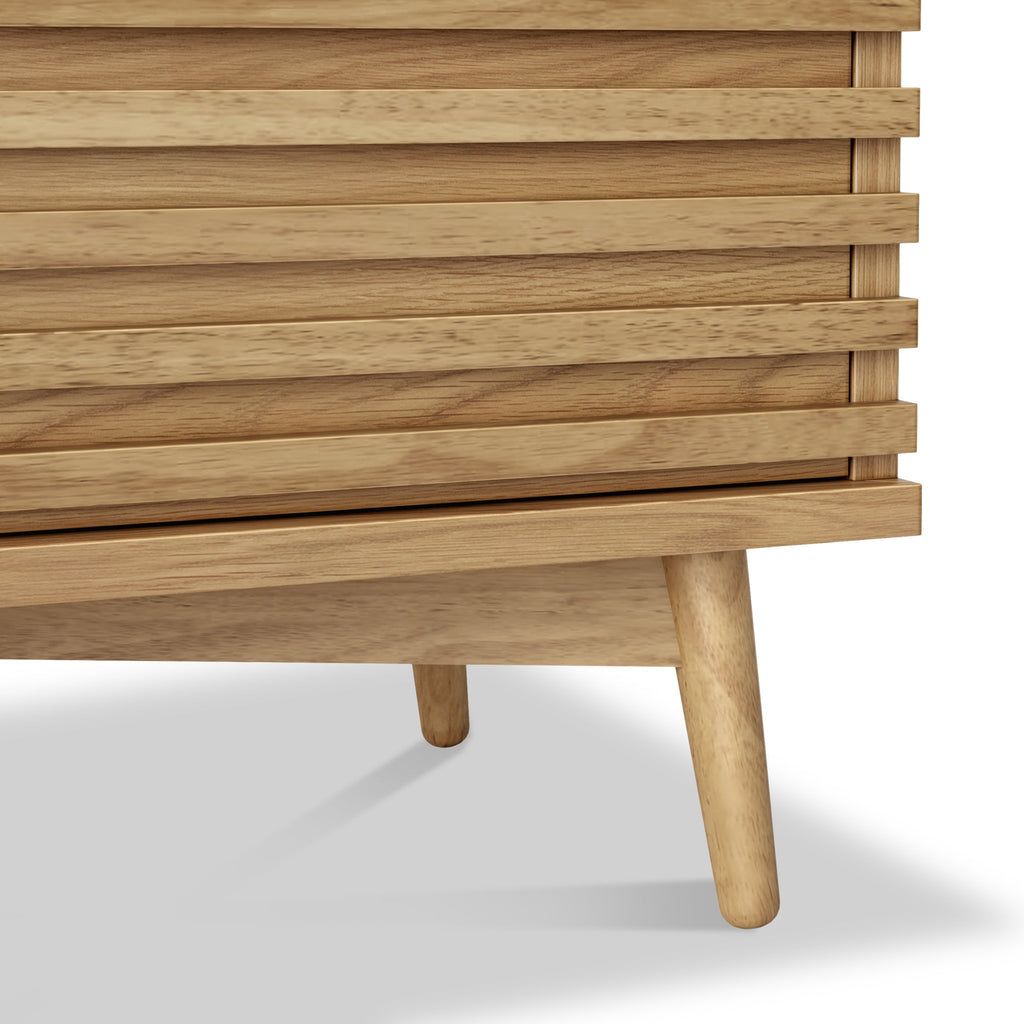 Commode Kari en chêne clair à 4 tiroirs