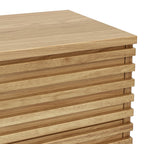 Commode Kari en chêne clair à 4 tiroirs