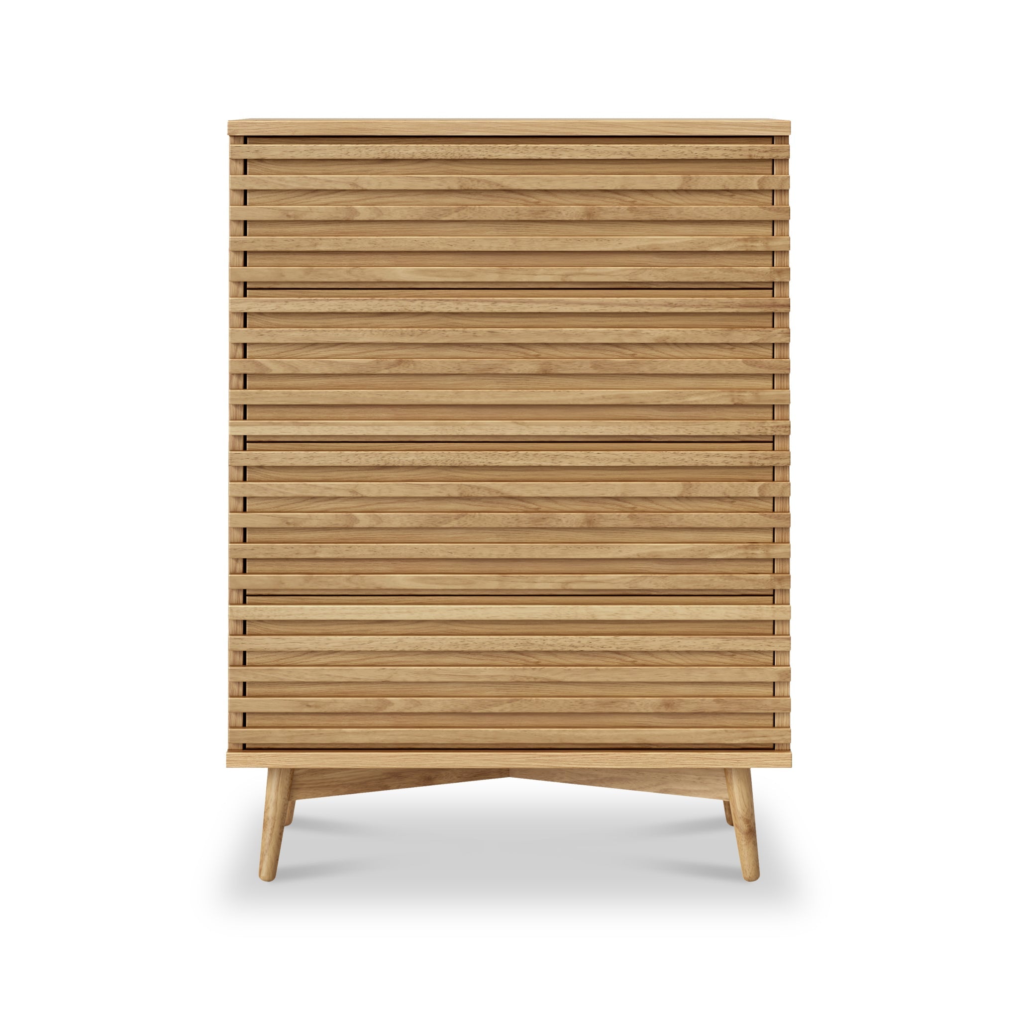 Commode Kari en chêne clair à 4 tiroirs