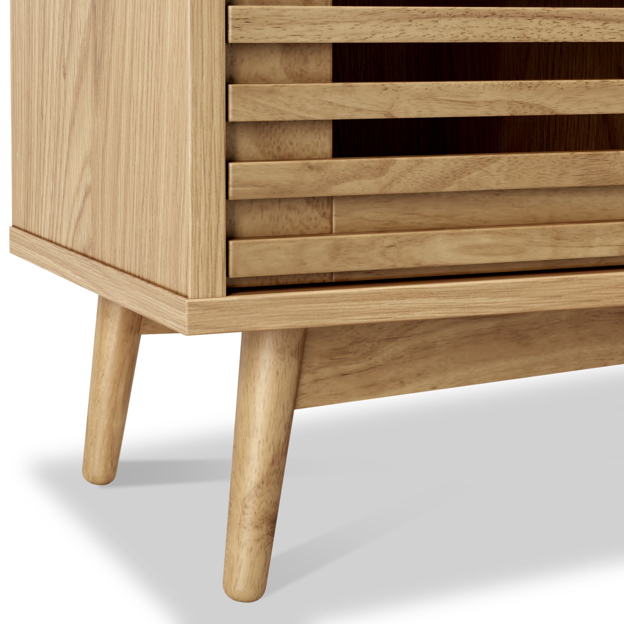 Meuble TV Kari en chêne clair de 150 cm de large