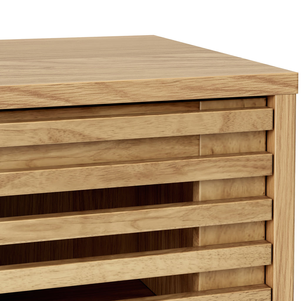 Meuble TV Kari en chêne clair extra large de 190 cm