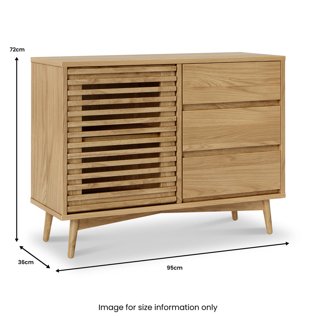 Buffet Kari en chêne clair