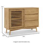 Buffet Kari en chêne clair