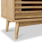 Buffet Kari en chêne clair, 3 portes et 3 tiroirs