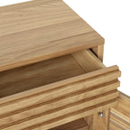 Buffet Kari en chêne clair, 3 portes et 3 tiroirs