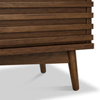 Commode Kari en chêne foncé à 4 tiroirs