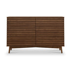 Commode Kari en chêne foncé à 6 tiroirs