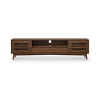 Meuble TV Kari en chêne foncé extra large de 190 cm