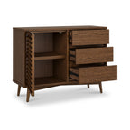 Buffet Kari en chêne foncé