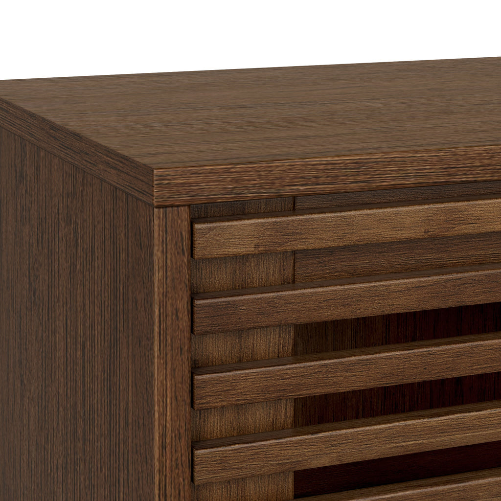 Buffet Kari en chêne foncé à 3 portes