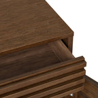 Buffet Kari en chêne foncé à 3 portes et 3 tiroirs