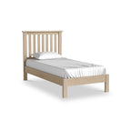 Cadre de lit en chêne lavé Trelan