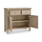 Petit buffet en chêne délavé Farrow