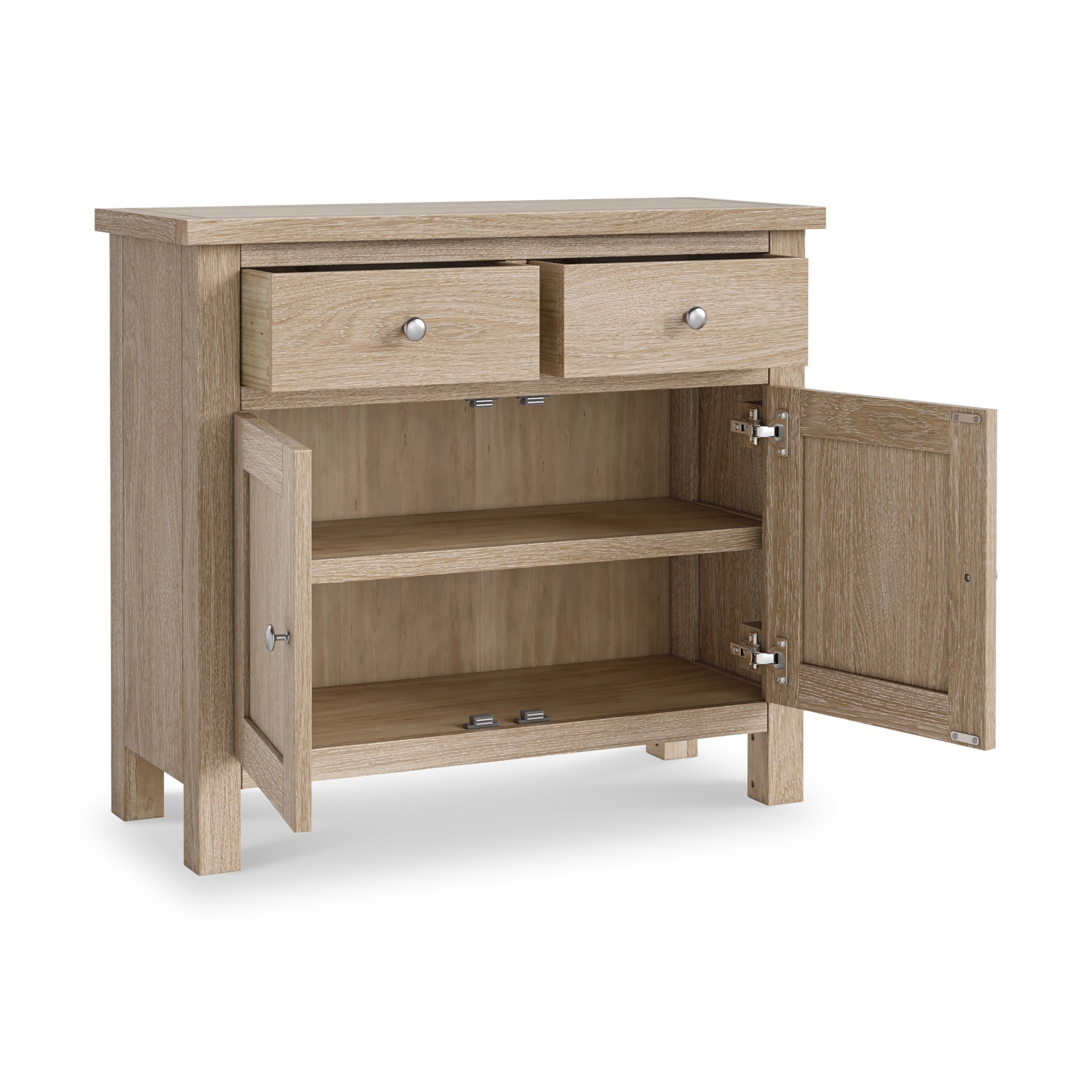 Petit buffet en chêne délavé Farrow