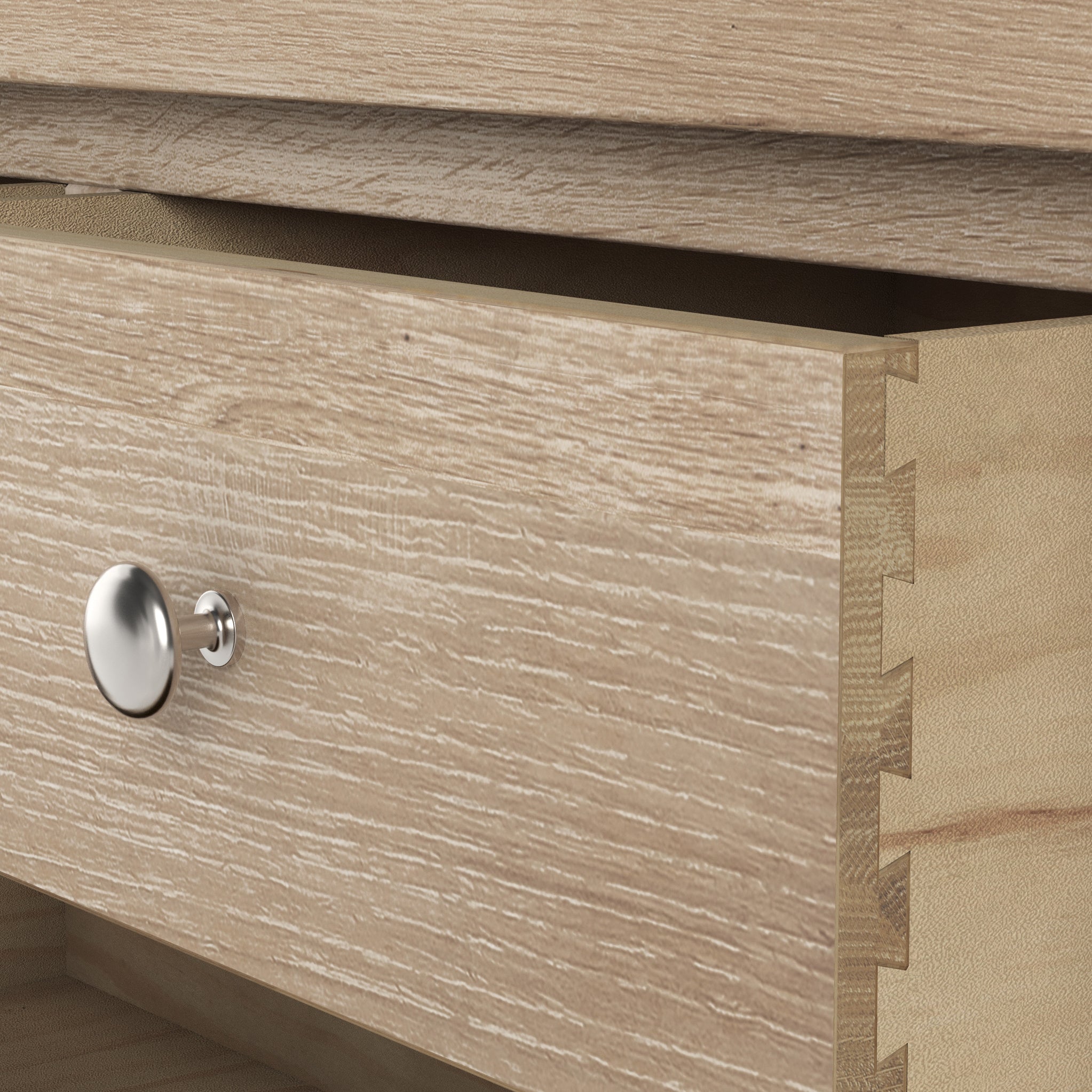 Petit buffet en chêne délavé Farrow