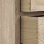 Commode Farrow Washed Oak XL 2 tiroirs sur 3