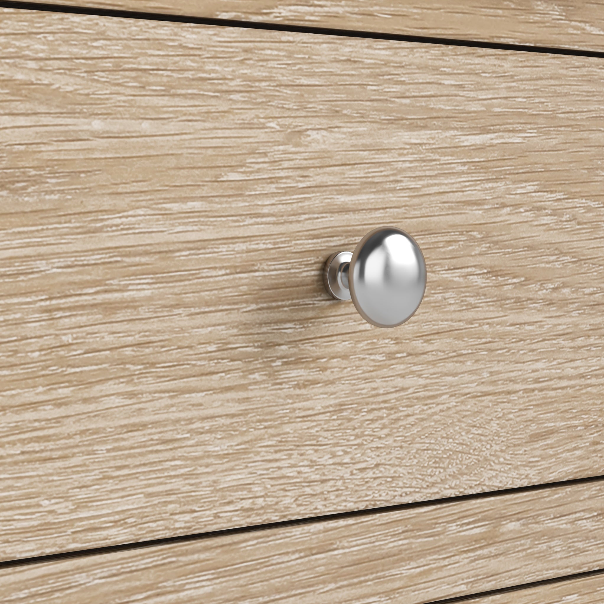 Commode Farrow en chêne lavé XL à 8 tiroirs