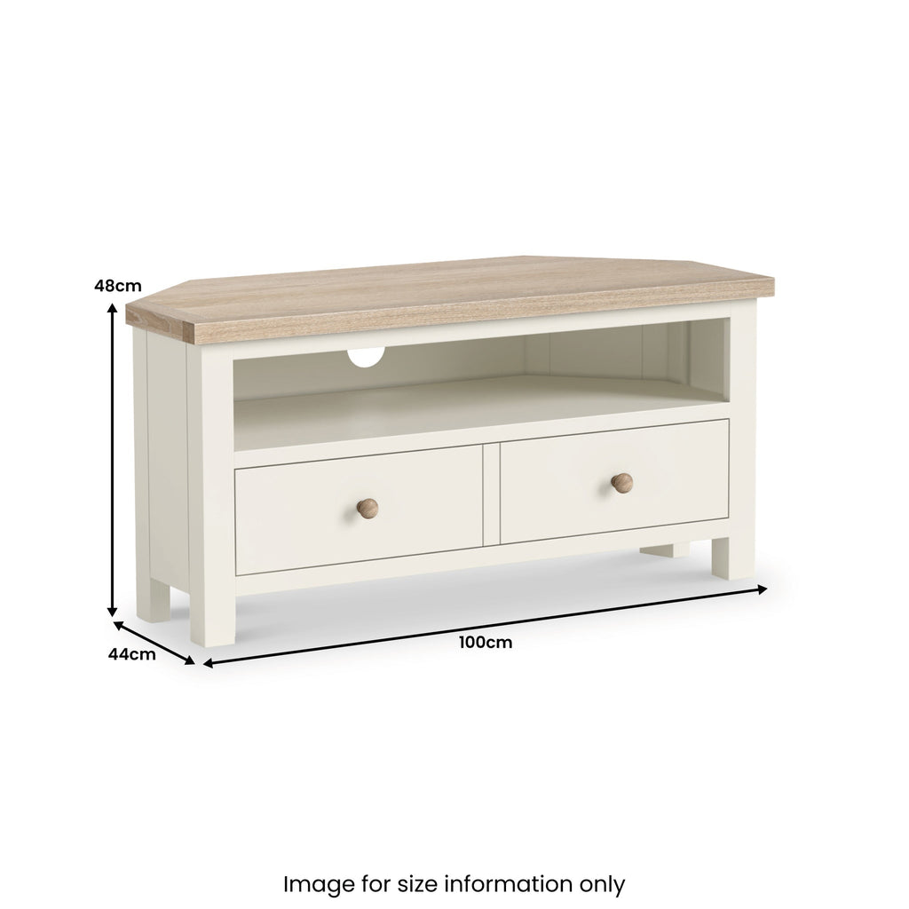 Meuble TV d'angle Trelan