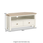 Meuble TV d'angle Trelan