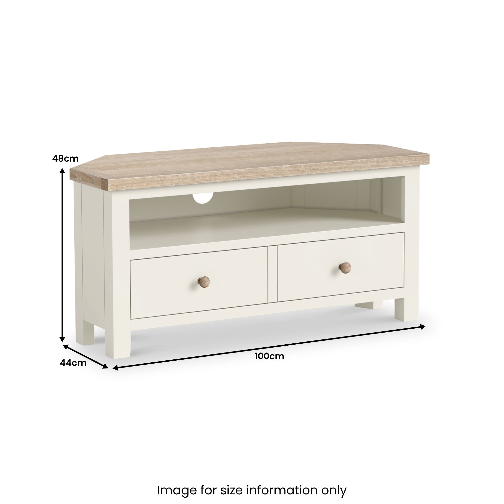 Meuble TV d'angle Trelan