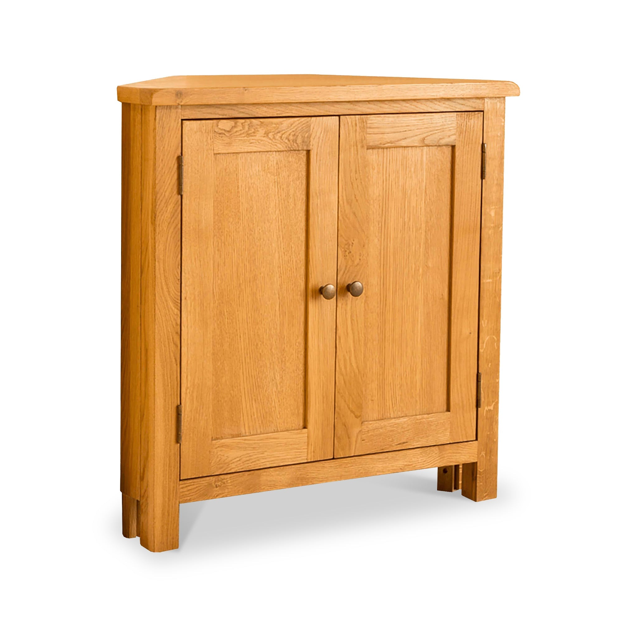 Armoire d'angle en chêne Lanner