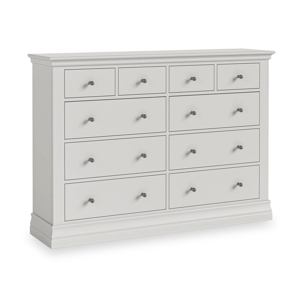 Commode Ingleby à 4 tiroirs en haut et 6 en bas