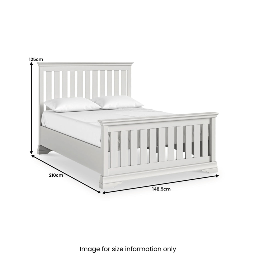 Cadre de lit à lattes Ingleby