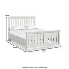 Cadre de lit à lattes Ingleby