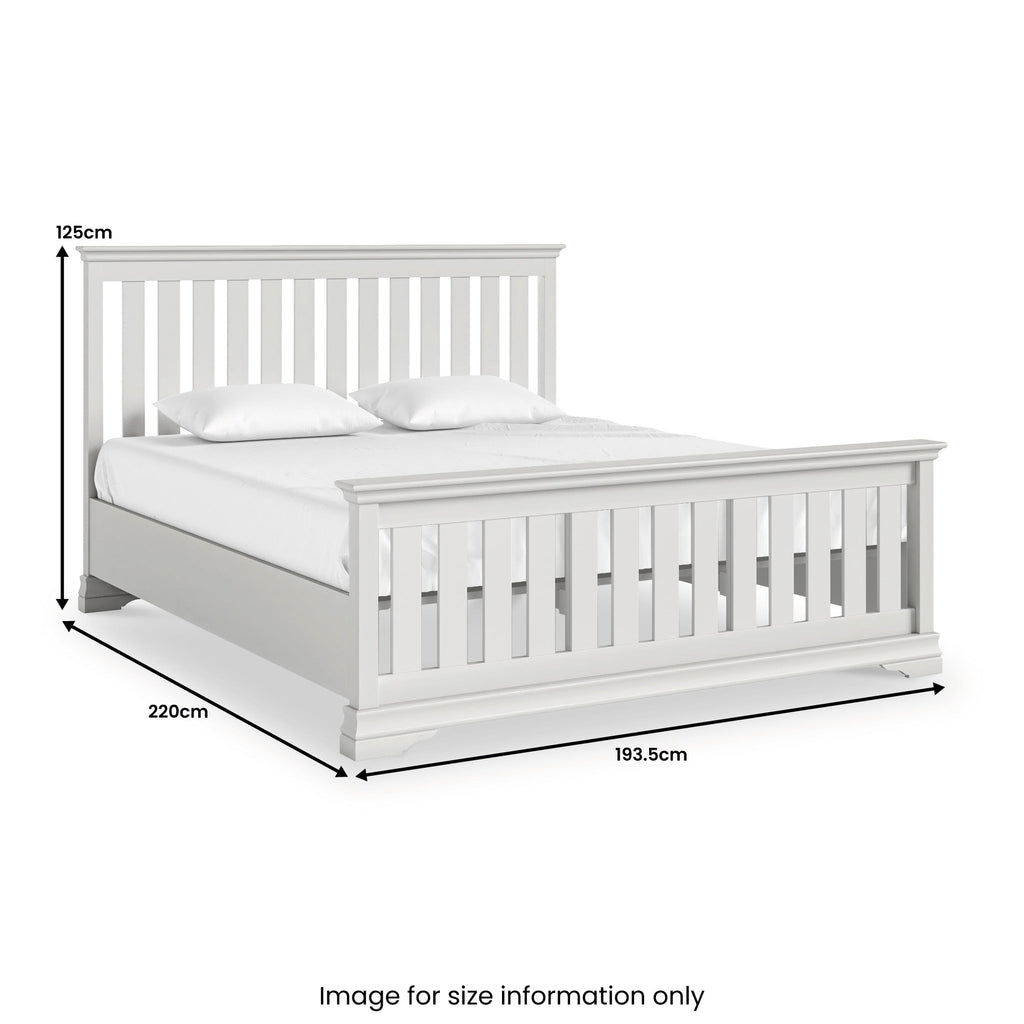 Cadre de lit à lattes Ingleby