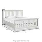 Cadre de lit à lattes Ingleby