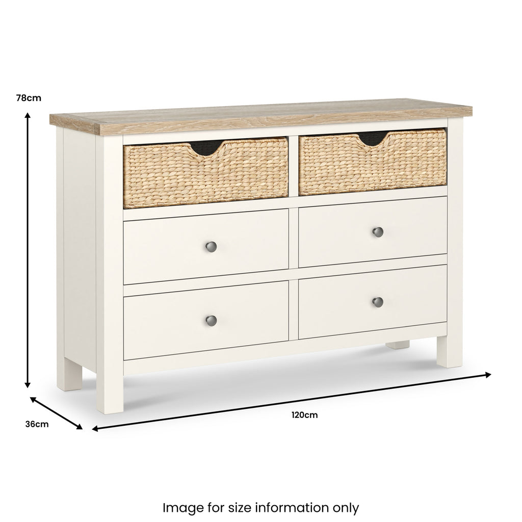Commode à 6 tiroirs Farrow Basket
