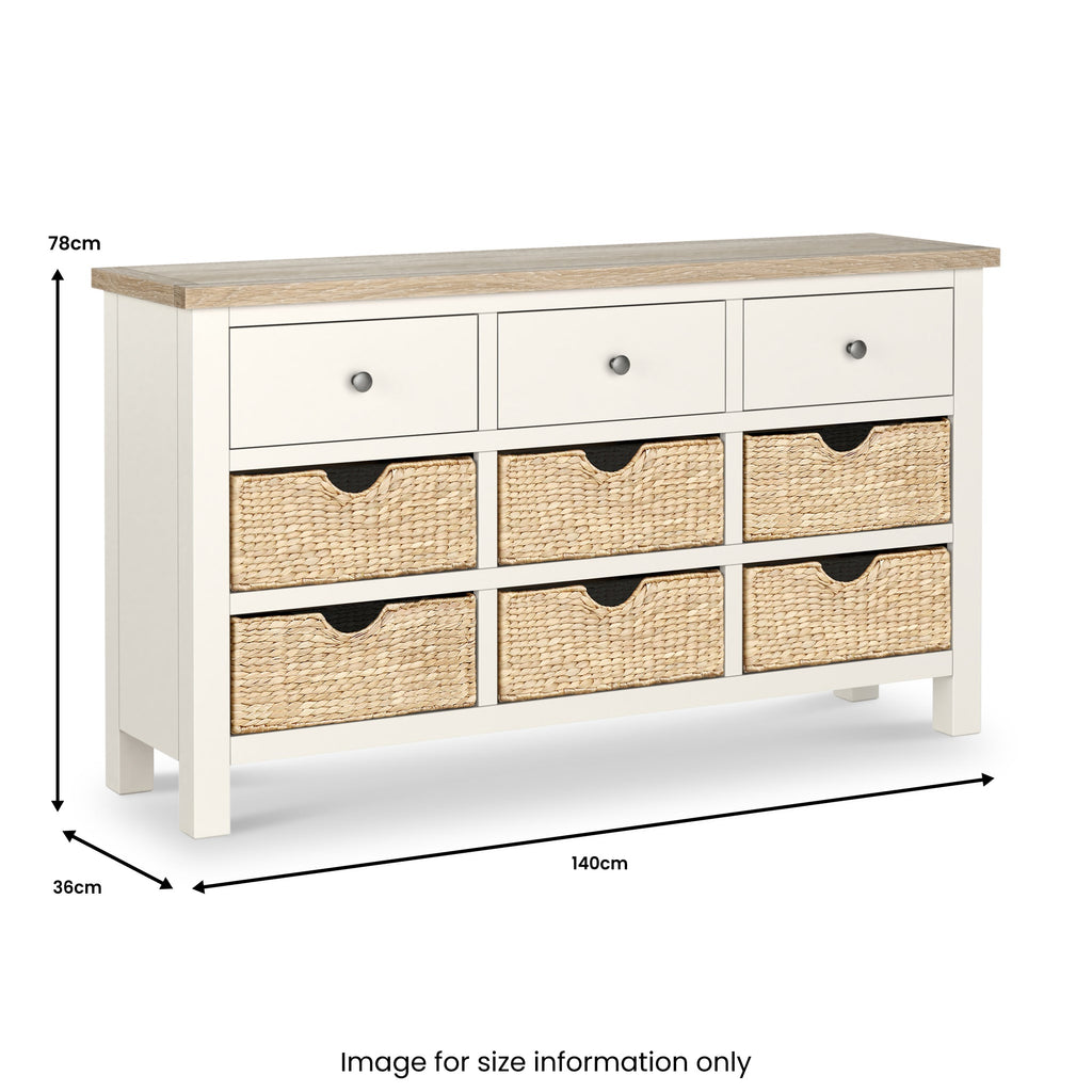 Commode à 9 tiroirs Farrow Basket