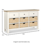 Commode à 9 tiroirs Farrow Basket