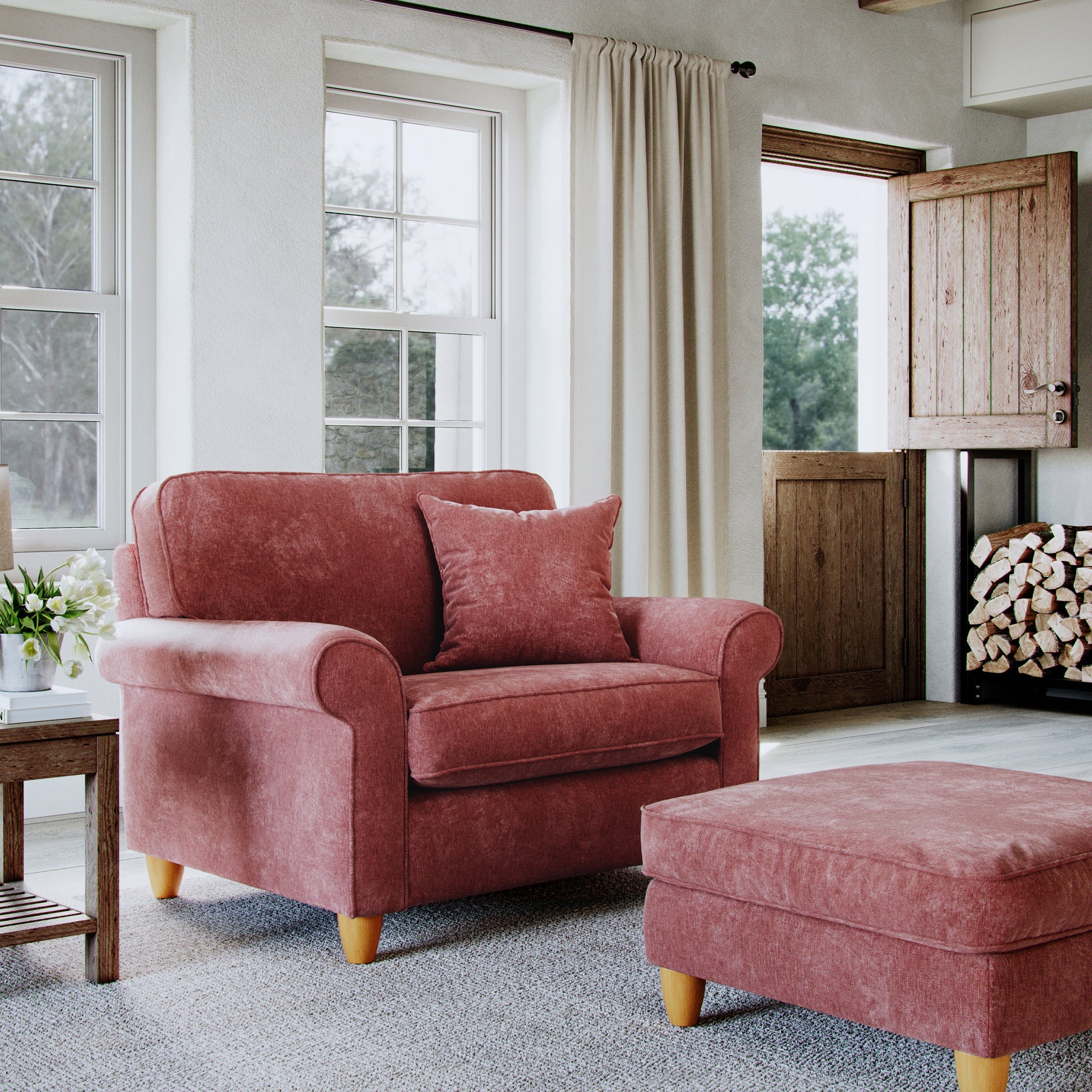 Fauteuil douillet Ashbury