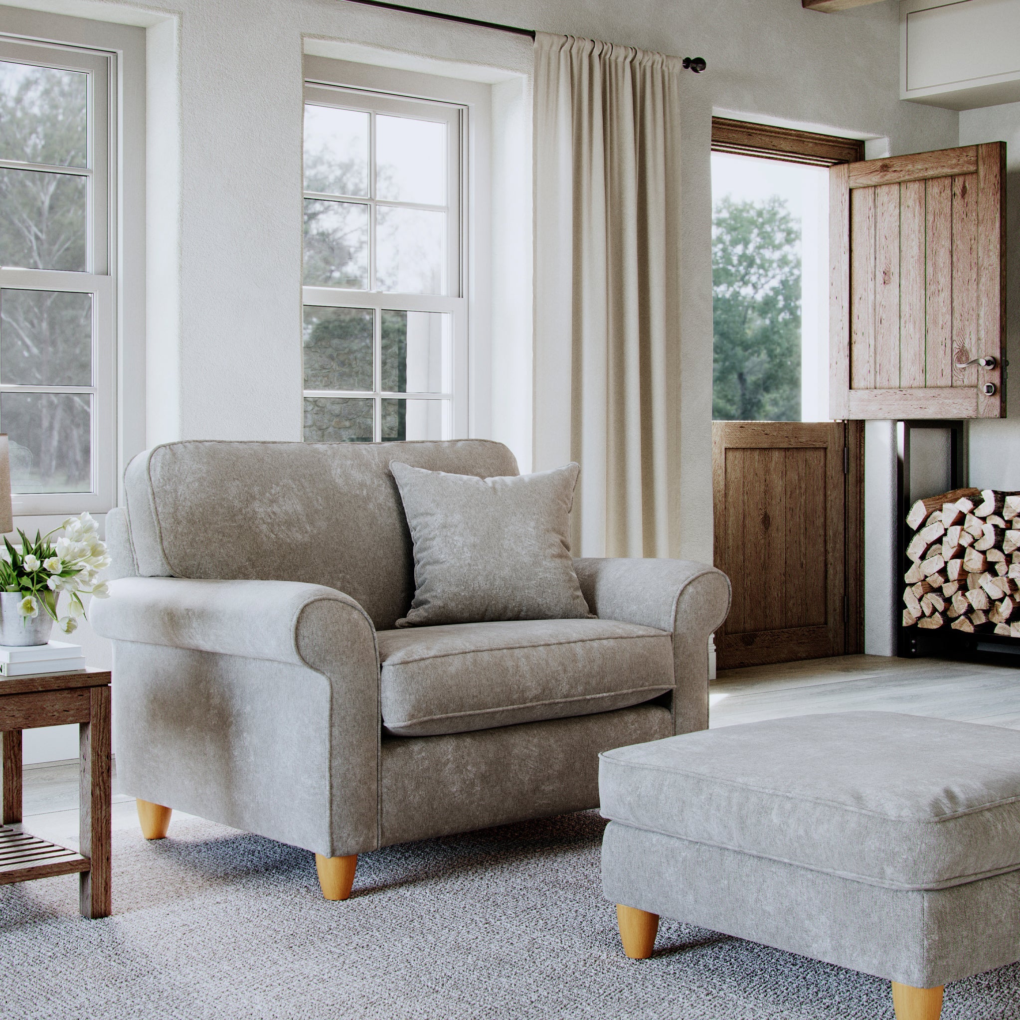 Fauteuil douillet Ashbury