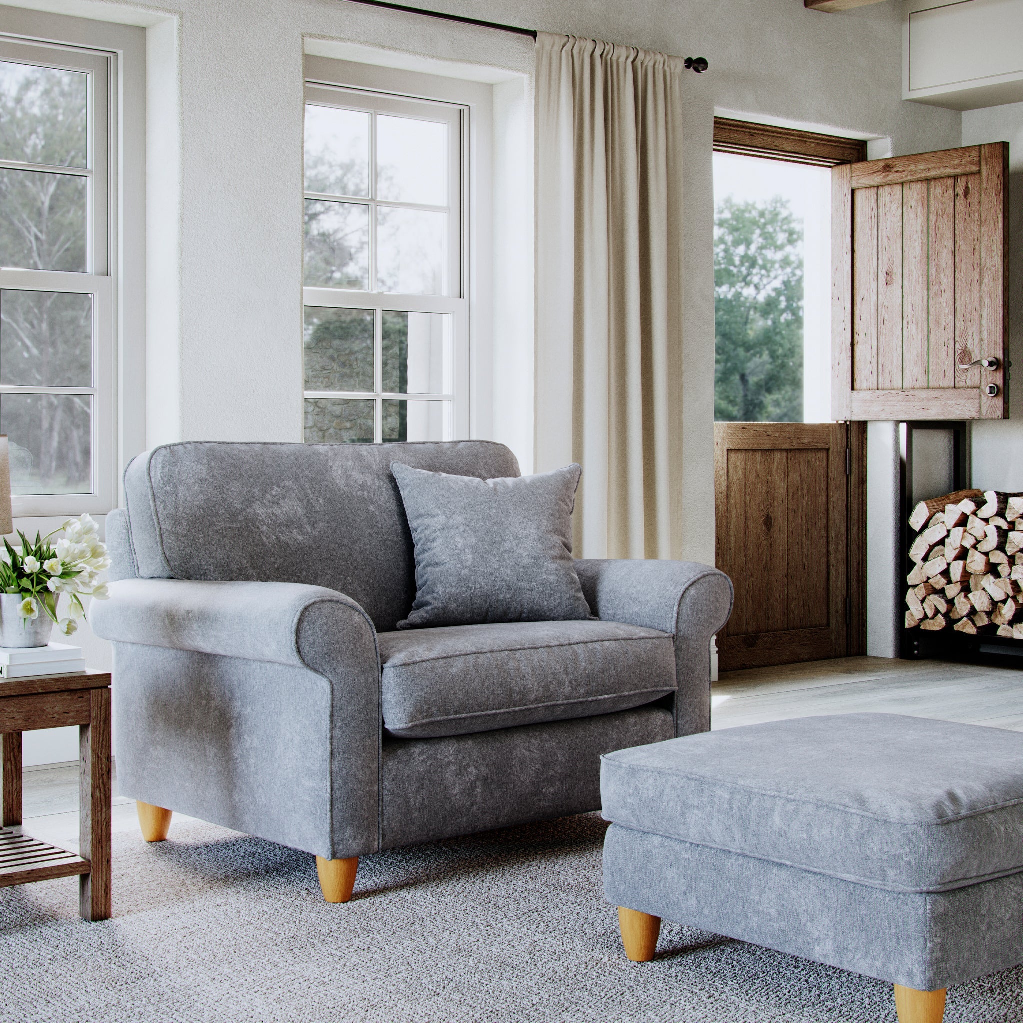 Fauteuil douillet Ashbury