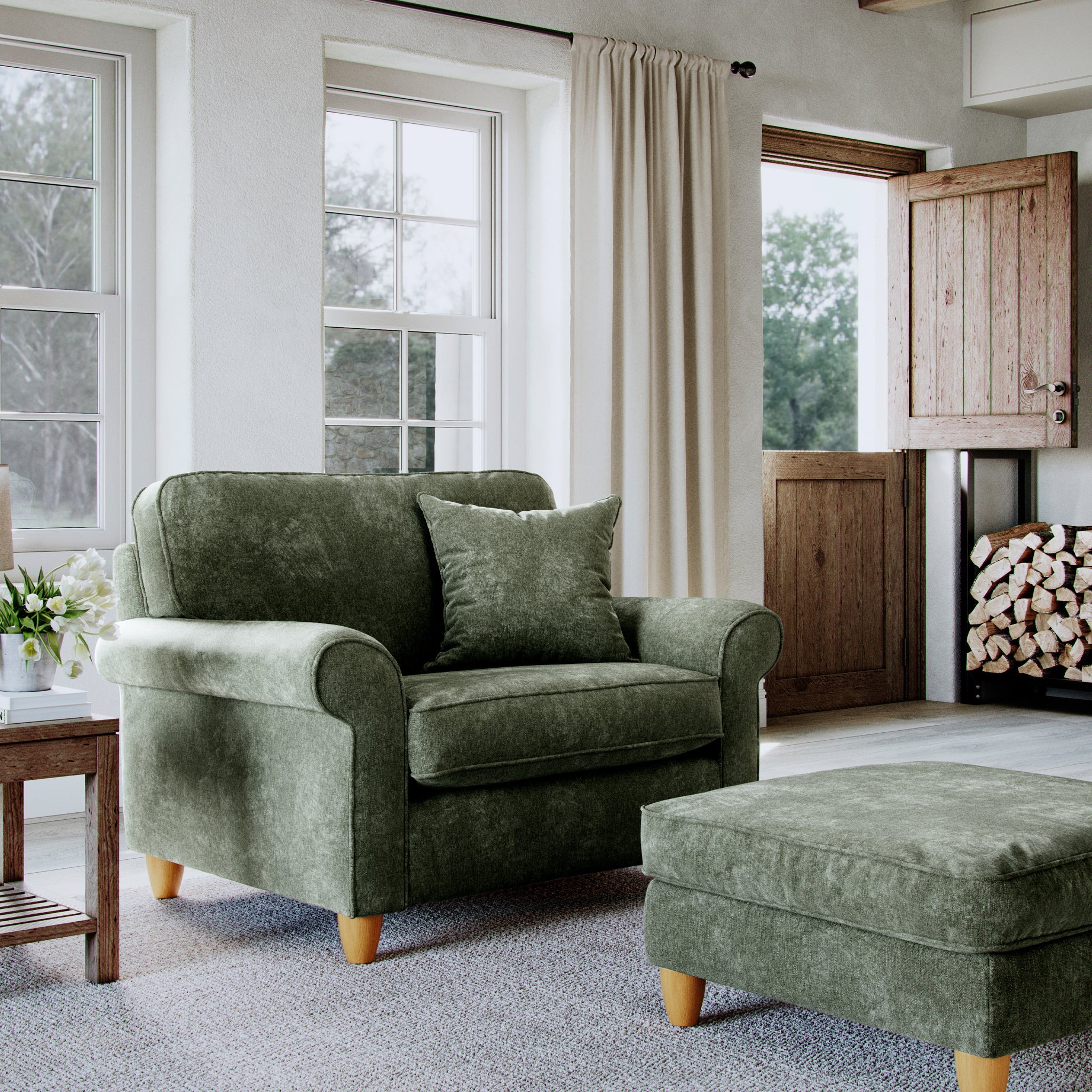 Fauteuil douillet Ashbury