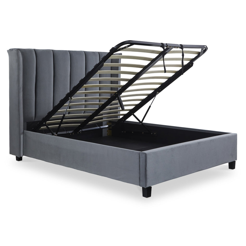 Cadre de lit coffre Mia Velvet