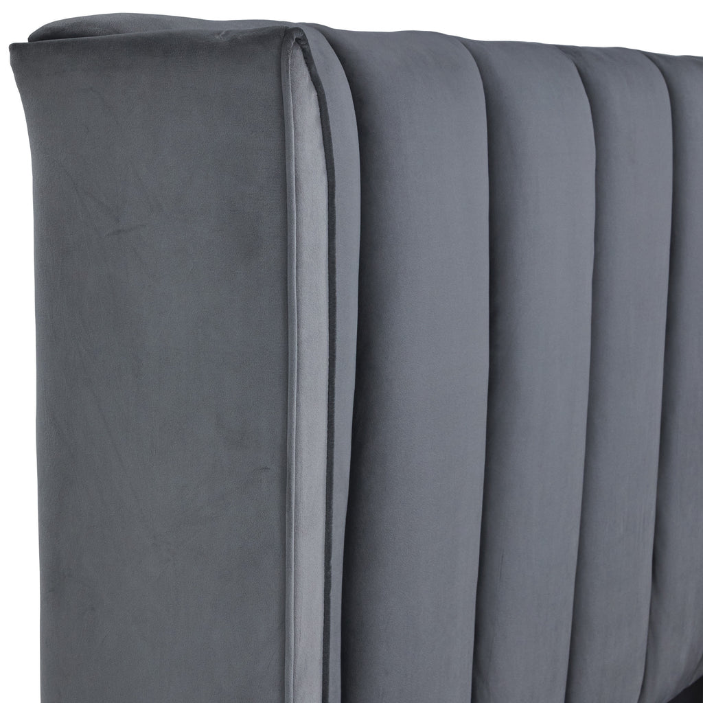 Cadre de lit coffre Mia Velvet