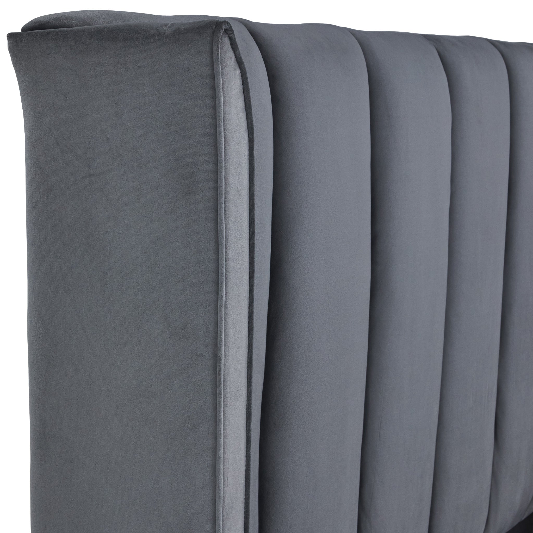 Cadre de lit coffre Mia Velvet