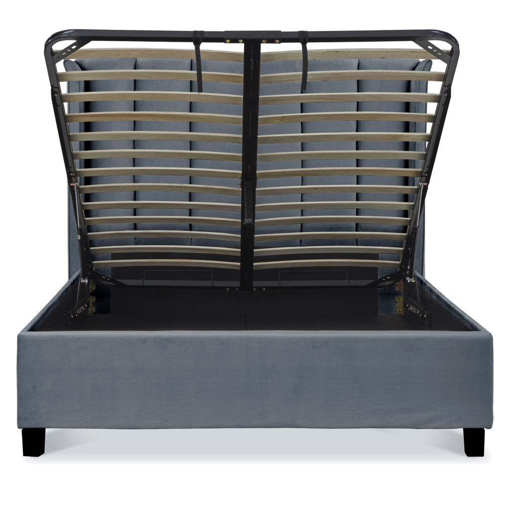 Cadre de lit coffre Mia Velvet