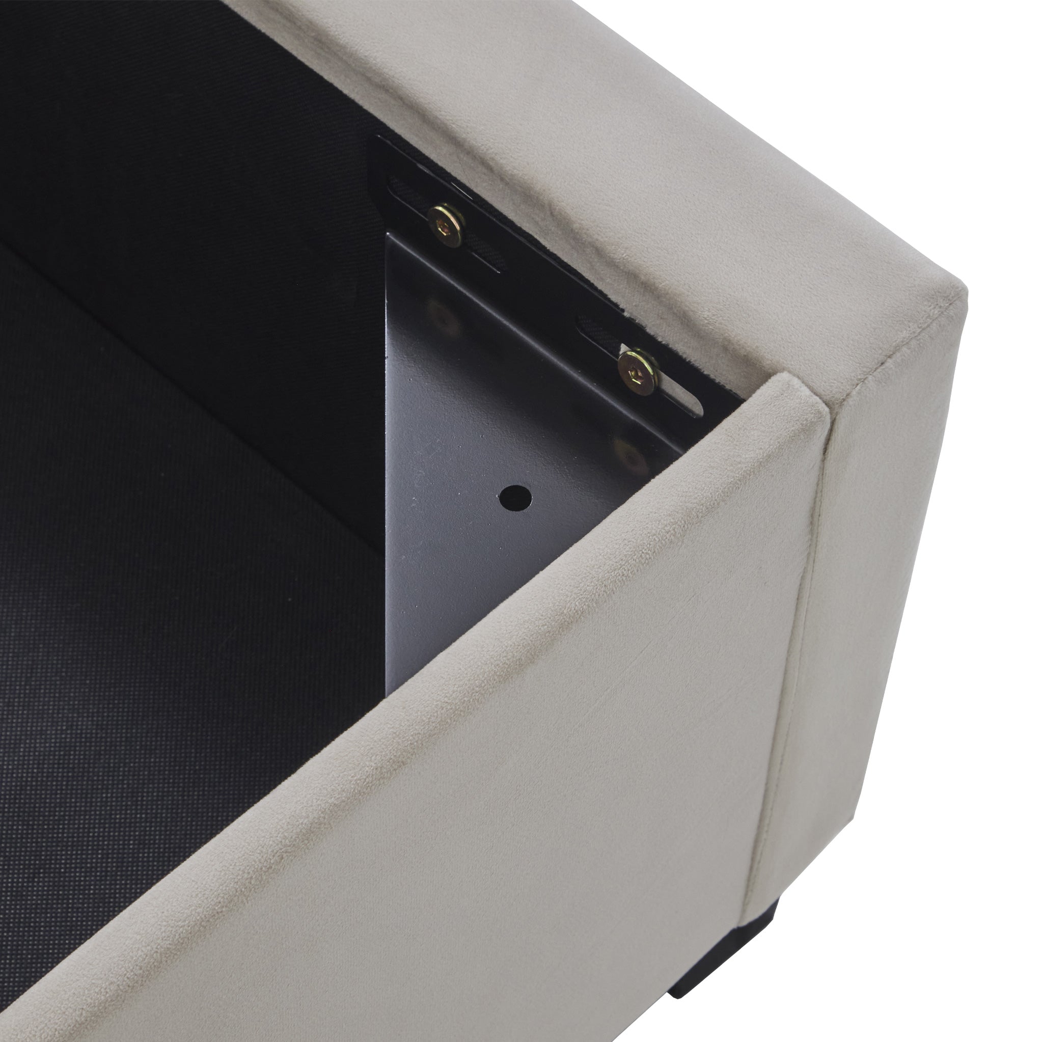 Cadre de lit coffre Mia Velvet