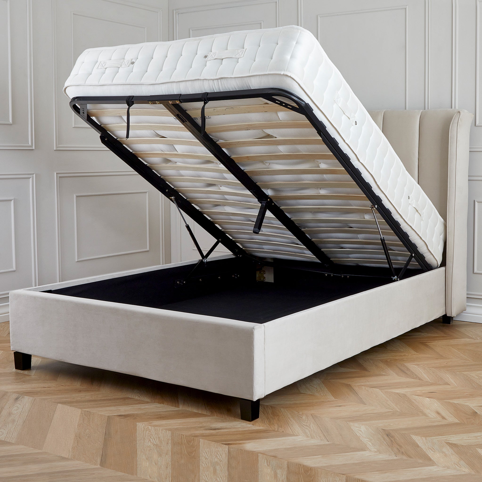 Cadre de lit coffre Mia Velvet