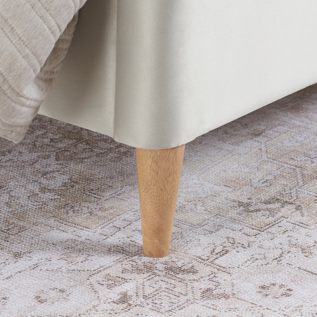 Cadre de lit en velours Jennifer Stone