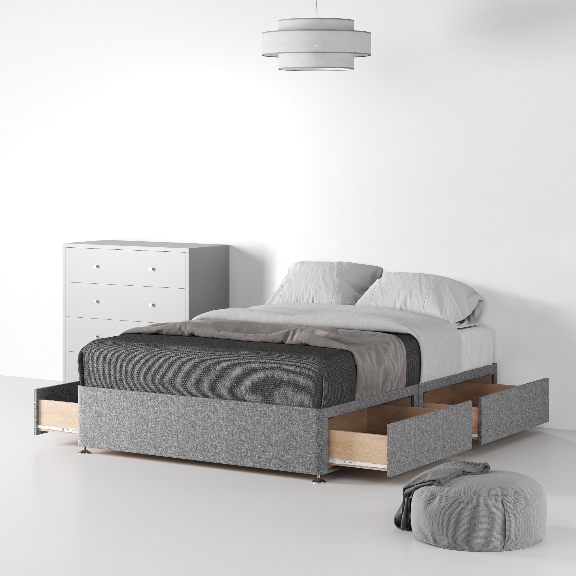 Sommier divan en lin Farrow