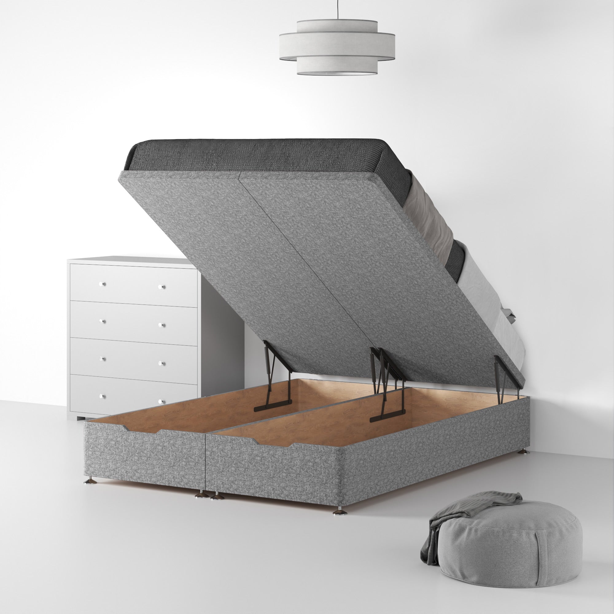 Sommier divan en lin Farrow