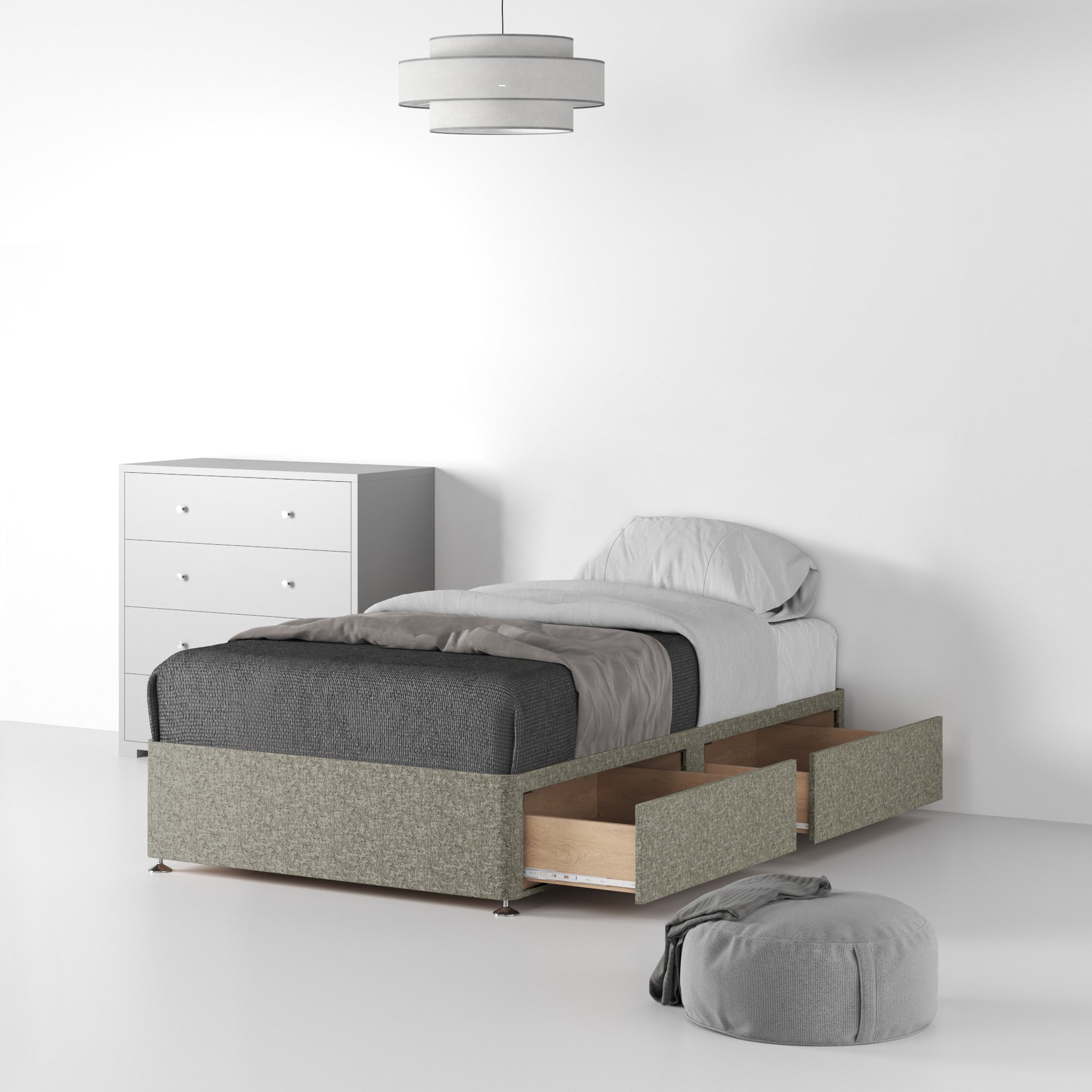 Sommier divan en lin Farrow