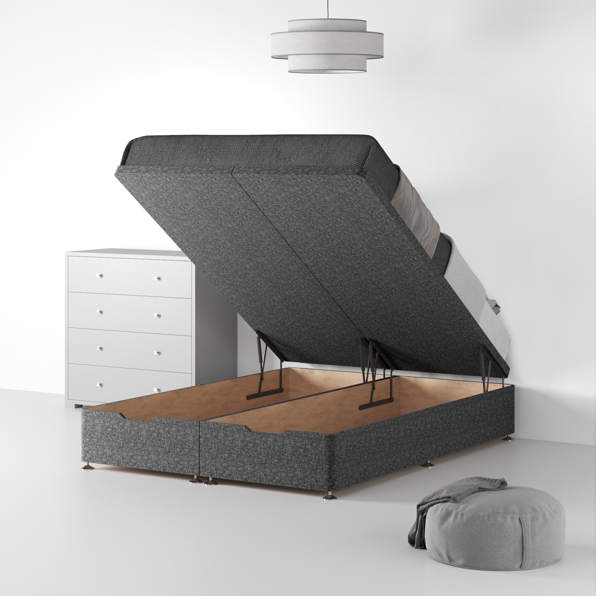 Sommier divan en lin Farrow